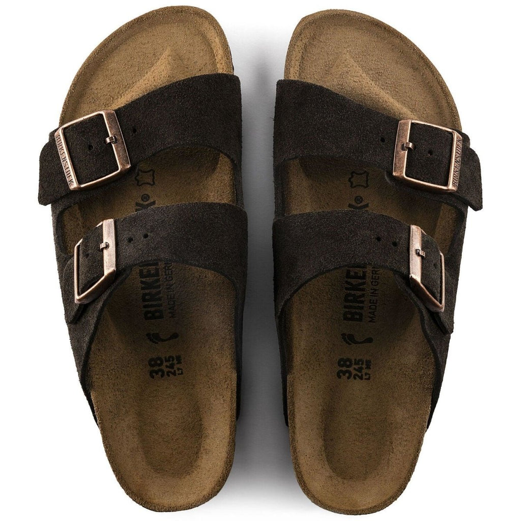 Birkenstock Arizona Sandals - Mocha Suede