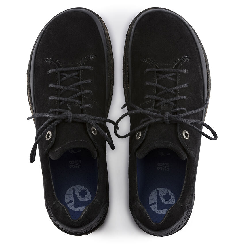Birkenstock Men's Honnef Low Sneaker - Black Suede Leather