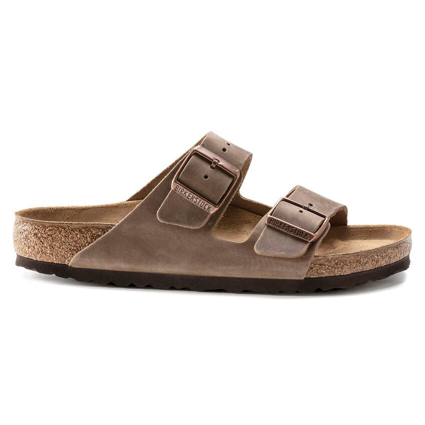 Birkenstock Unisex Arizona Sandals - Tobacco Oiled Leather