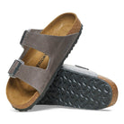 Birkenstock Women's Arizona Sandals - Light Gray Wool Felt/Leather