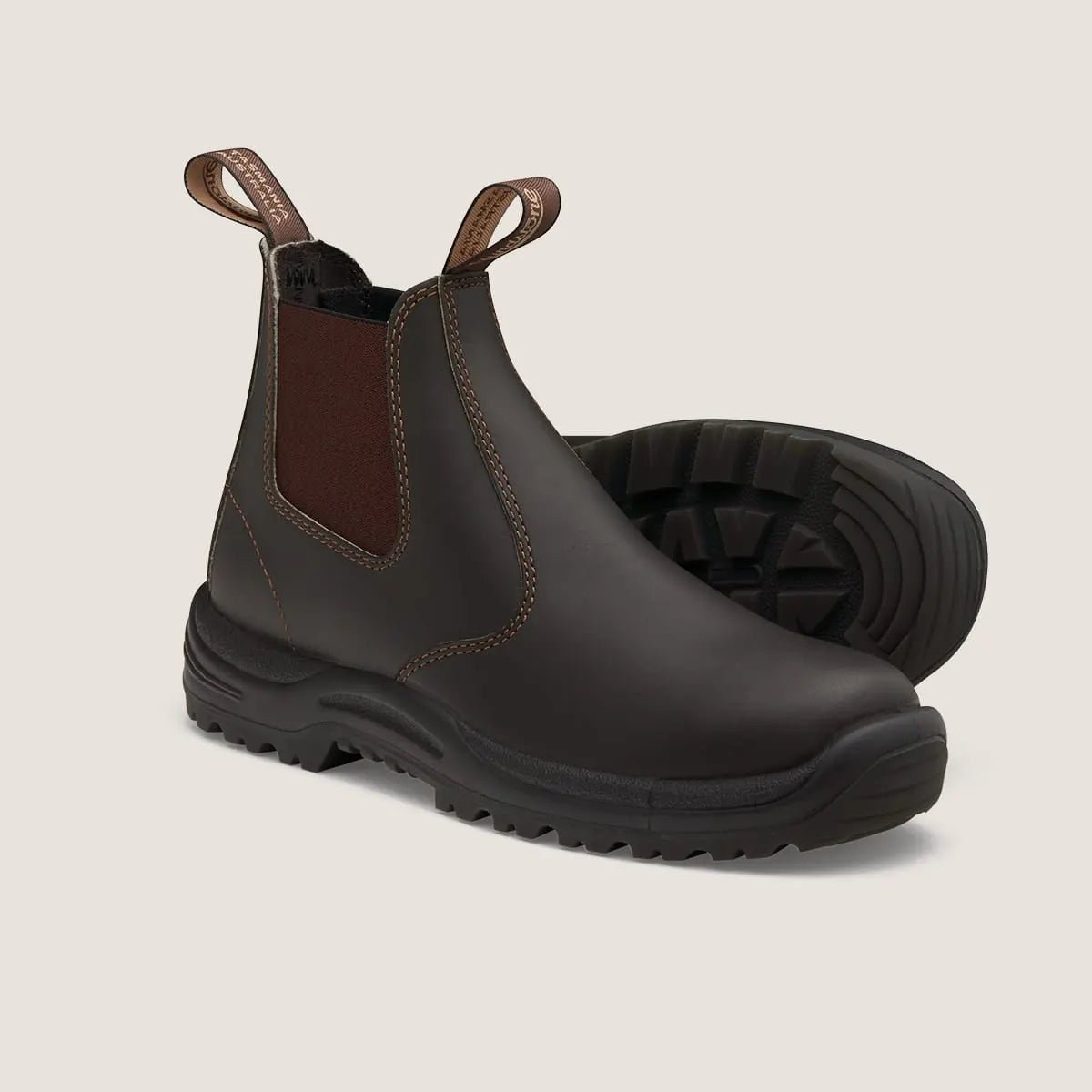 Blundstone Men's 490 Work Series Chelsea Boots - Stout Brown