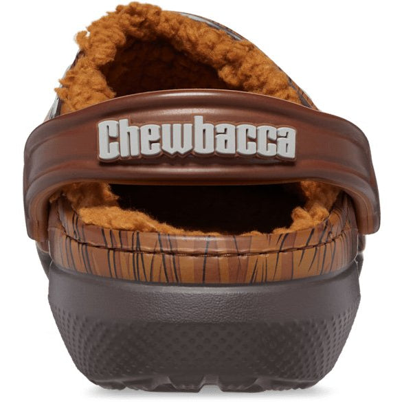 Crocs Adult Unisex Star Wars Chewbacca Classic Lined Clog - Espresso