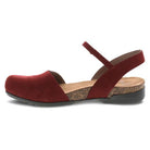 Dansko Women's Rowan Closed Toe Sandals - Cinnabar Milled Nubuck