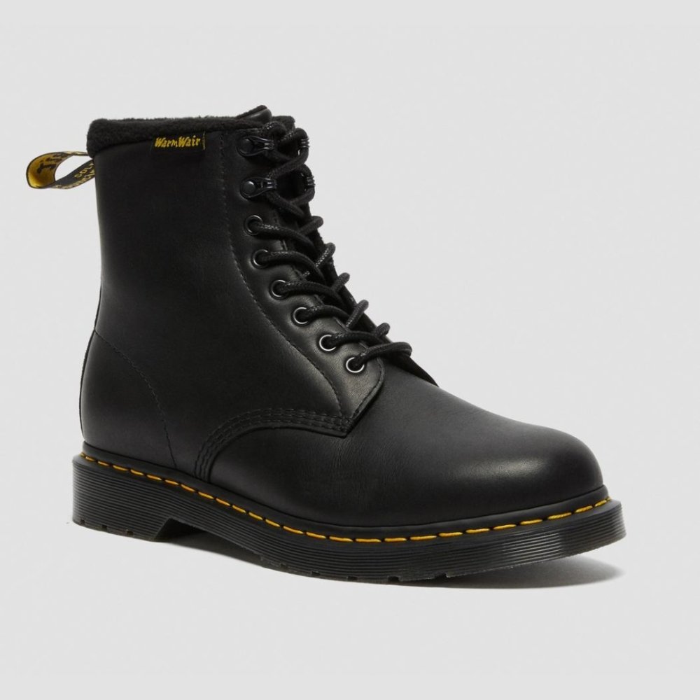 Dr. Martens Men's 1460 Pascal Warmwair Leather Lace Up Boots - Black