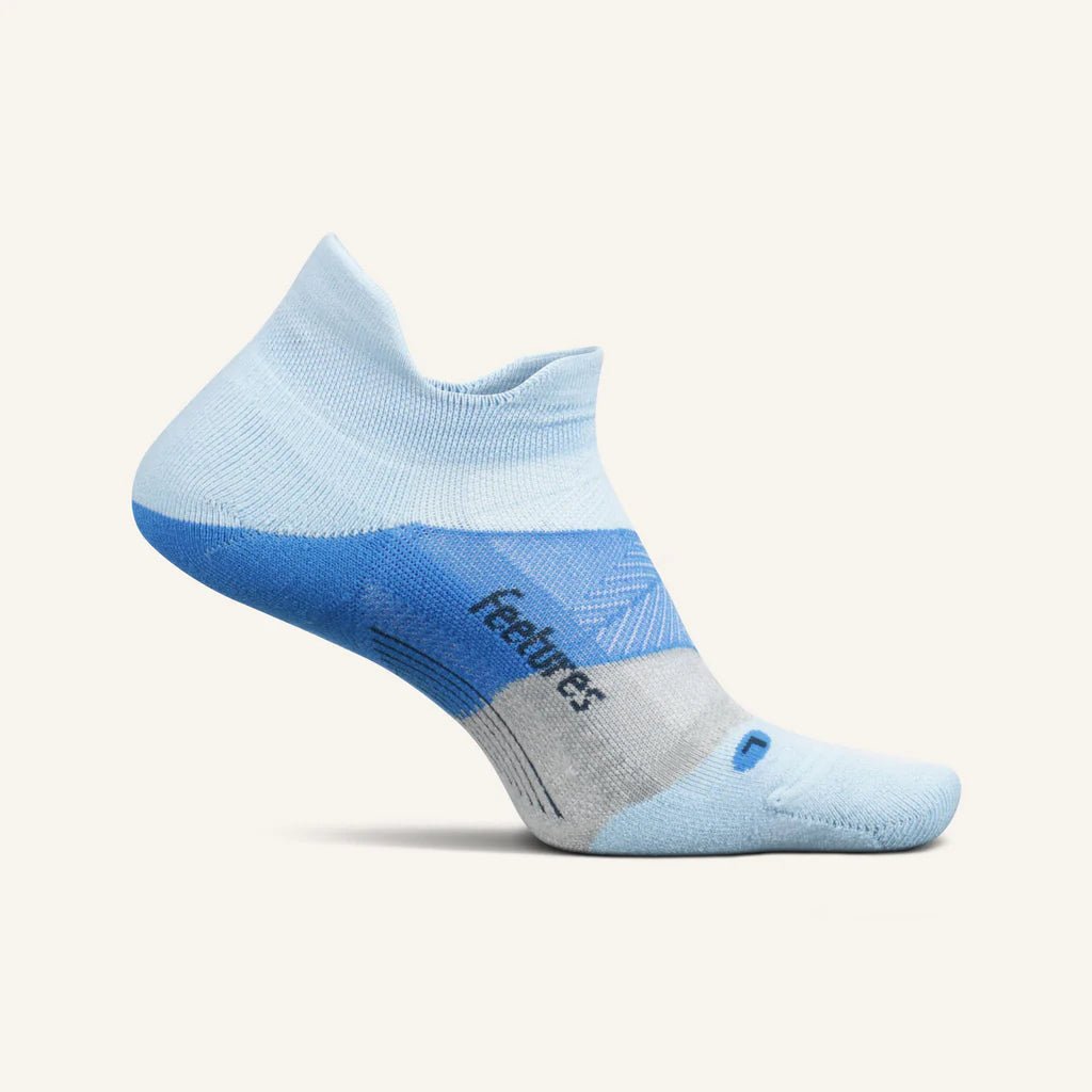 Feetures Elite Light Cushion No Show Tab Socks - Big Sky Blue