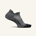 Feetures Elite Light Cushion No Show Tab Socks - Grey