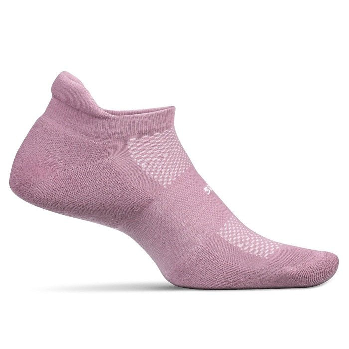 Feetures High Performance Cushion No Show Tab Socks - Lilac