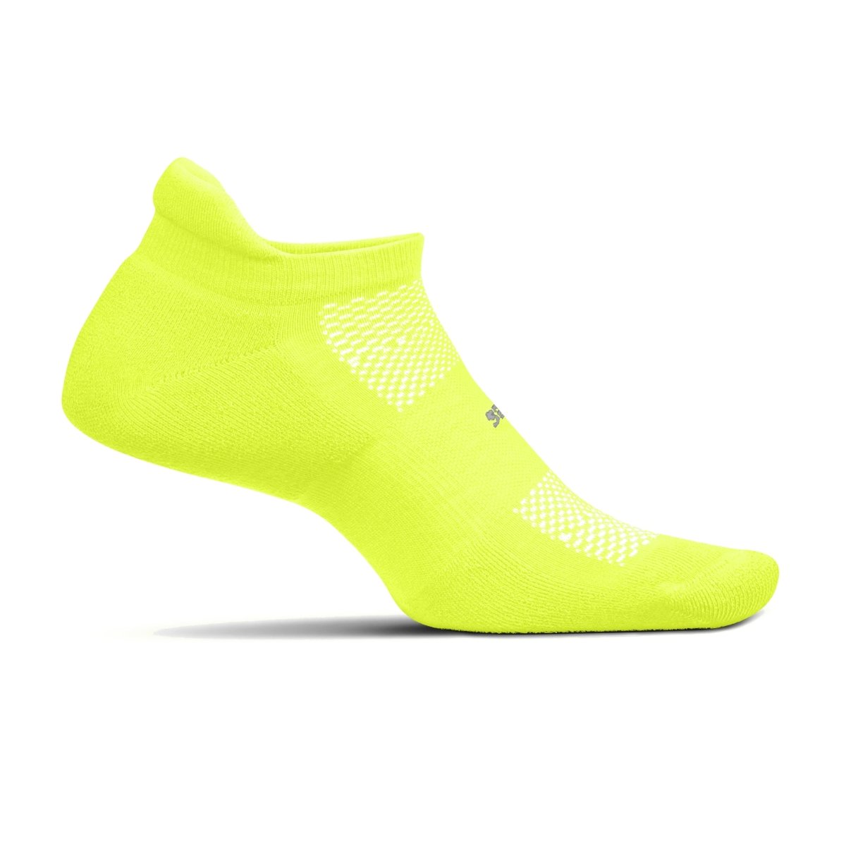 Feetures High Performance Ultra Light No Show Tab Socks - Lightning