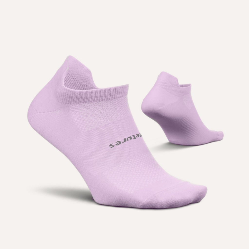 Feetures High Performance Ultra Light No Show Tab Socks - Purple Orchid