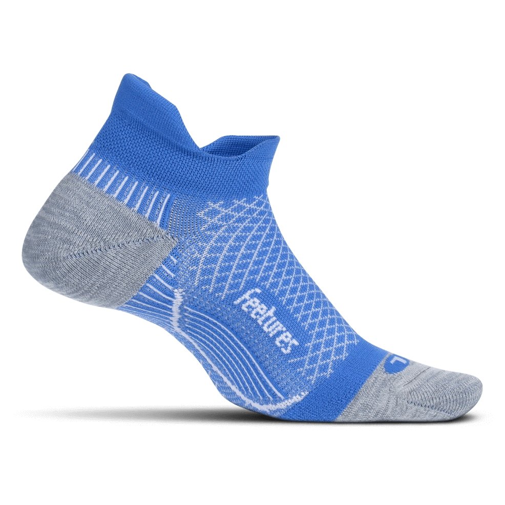 Feetures Plantar Fasciitis Relief Sock Light Cushion No Show Tab - True Blue