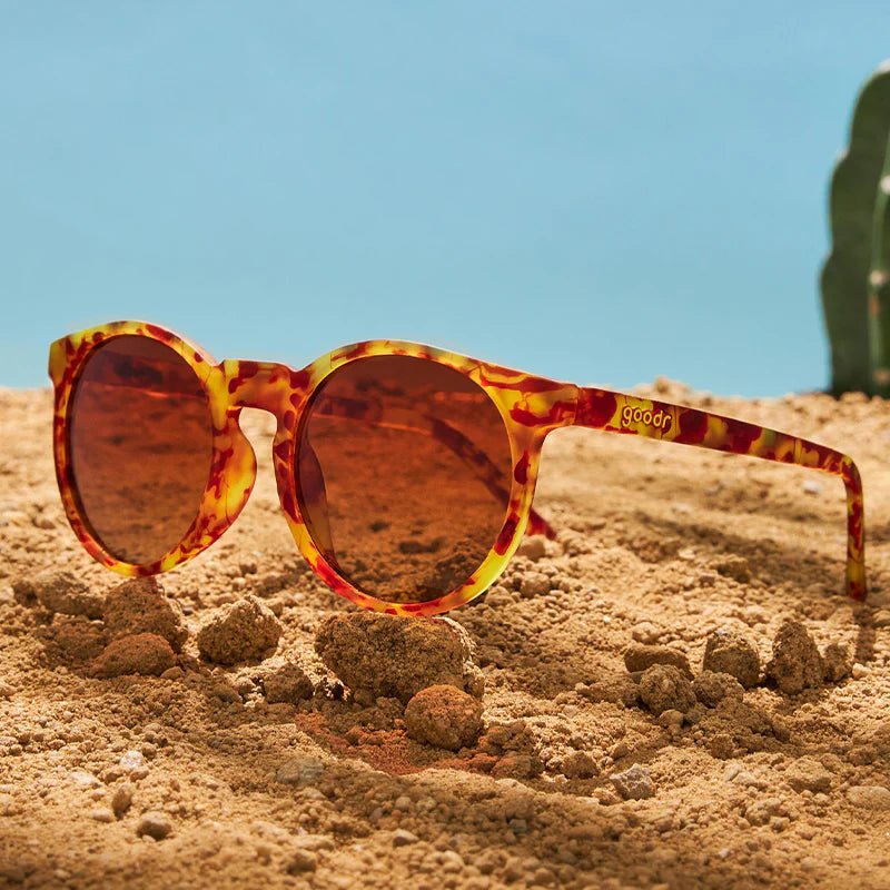 Goodr Circle G Polarized Sunglasses Neon Dreaming - Disco Desert Dust