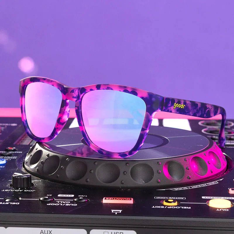 goodr OG Polarized Sunglasses Neon Dreaming - Hot Thawt Ninja Kitty