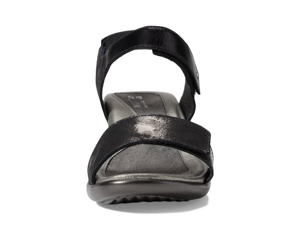 Naot Women's Extant Heel Sandal - Metallic Onyx/Black