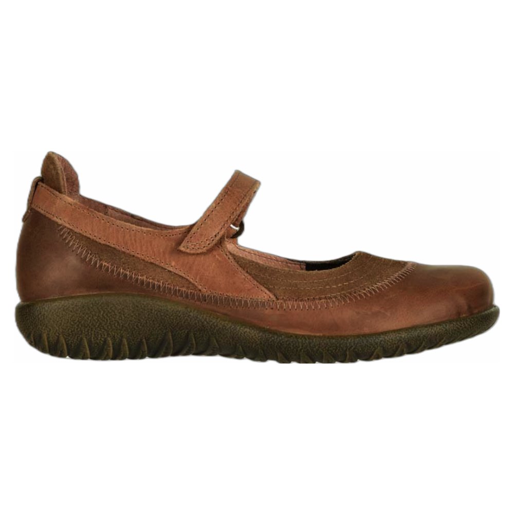 Naot Women's Kirei Mary Jane - Antique Brown Suede