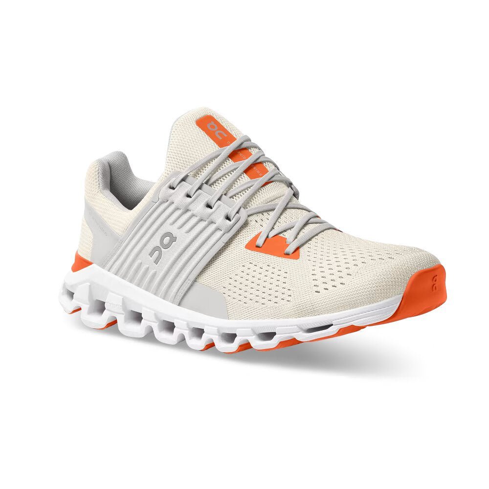 On Men's Cloudswift Running Shoes - White/Flame