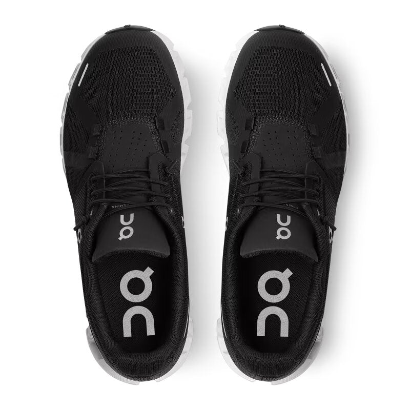 On Women's Cloud 5 Sneaker - Black/White