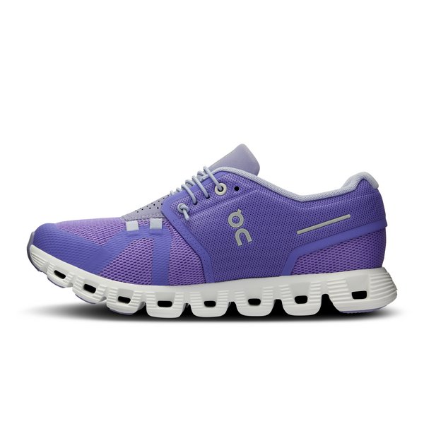 On Women's Cloud 5 Sneaker - Blueberry/Feather