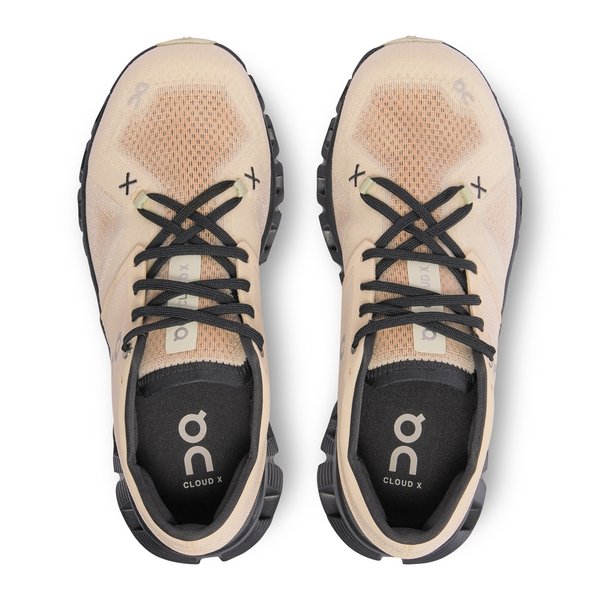 On Women's Cloud X 3 Training Shoes - Fawn/Magnet