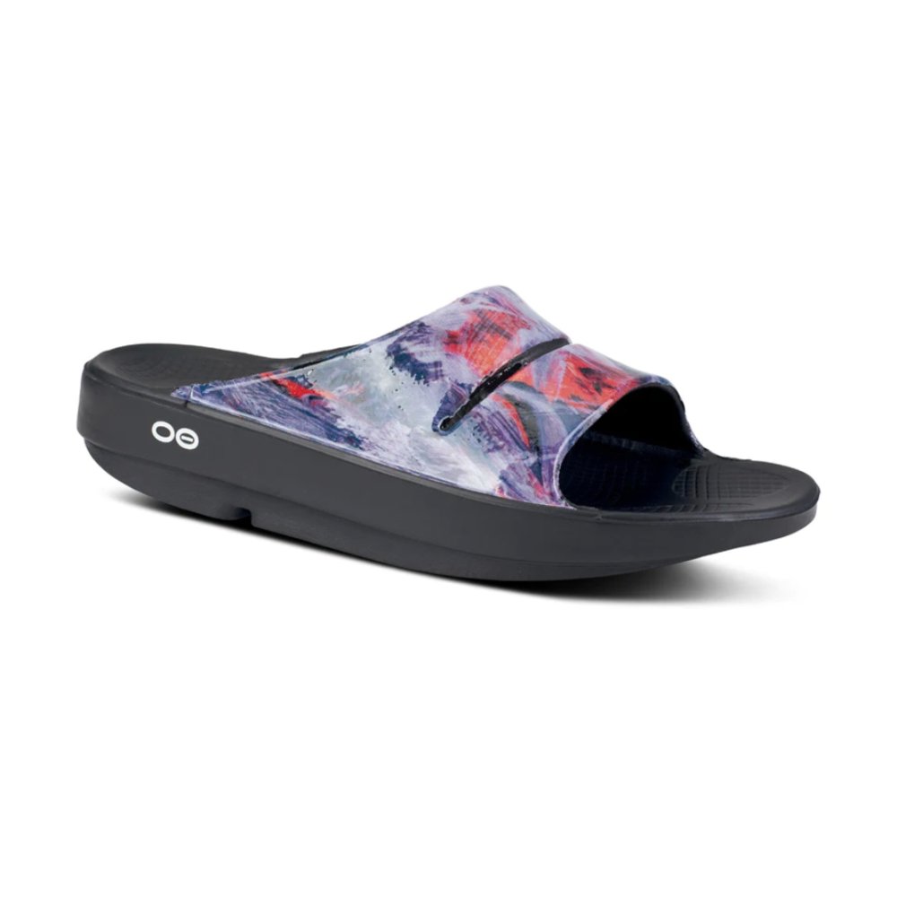 Oofos Women's Ooahh Limited Recovery Slide Sandal - Canyon Sunlight