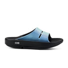Oofos Women's Ooahh Luxe Recovery Slide Sandal - Atlantis