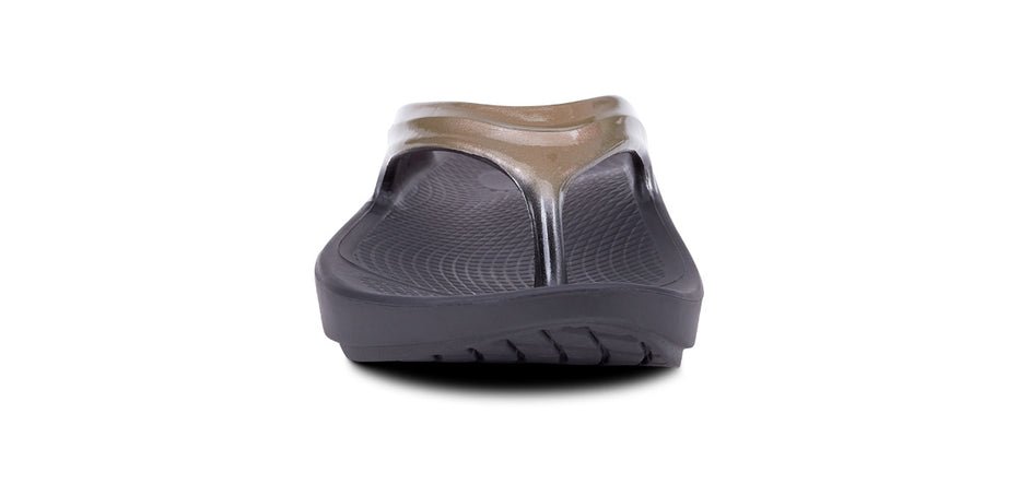 Oofos Women's Oolala Luxe Recovery Thong Sandal - Latte
