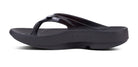 Oofos Women's Oolala Recovery Thong Sandal - Black