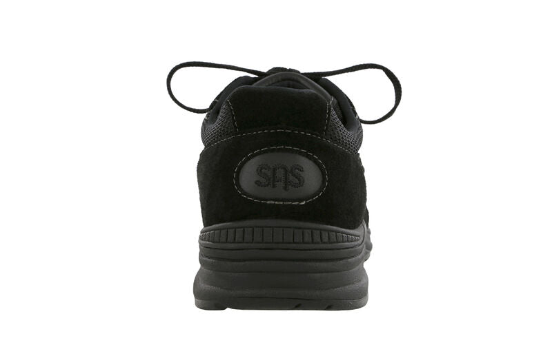 SAS Men's Journey Mesh Lace Up Sneaker - Black