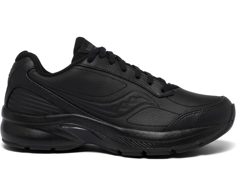 Saucony Women's Omni Walker 3 Athletic Shoes - Black (Wide Width)