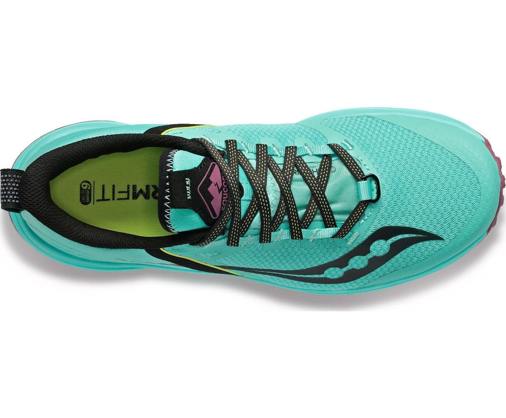 Saucony Women's Xodus Ultra Trail Running Shoe - Cool Mint/Dusk