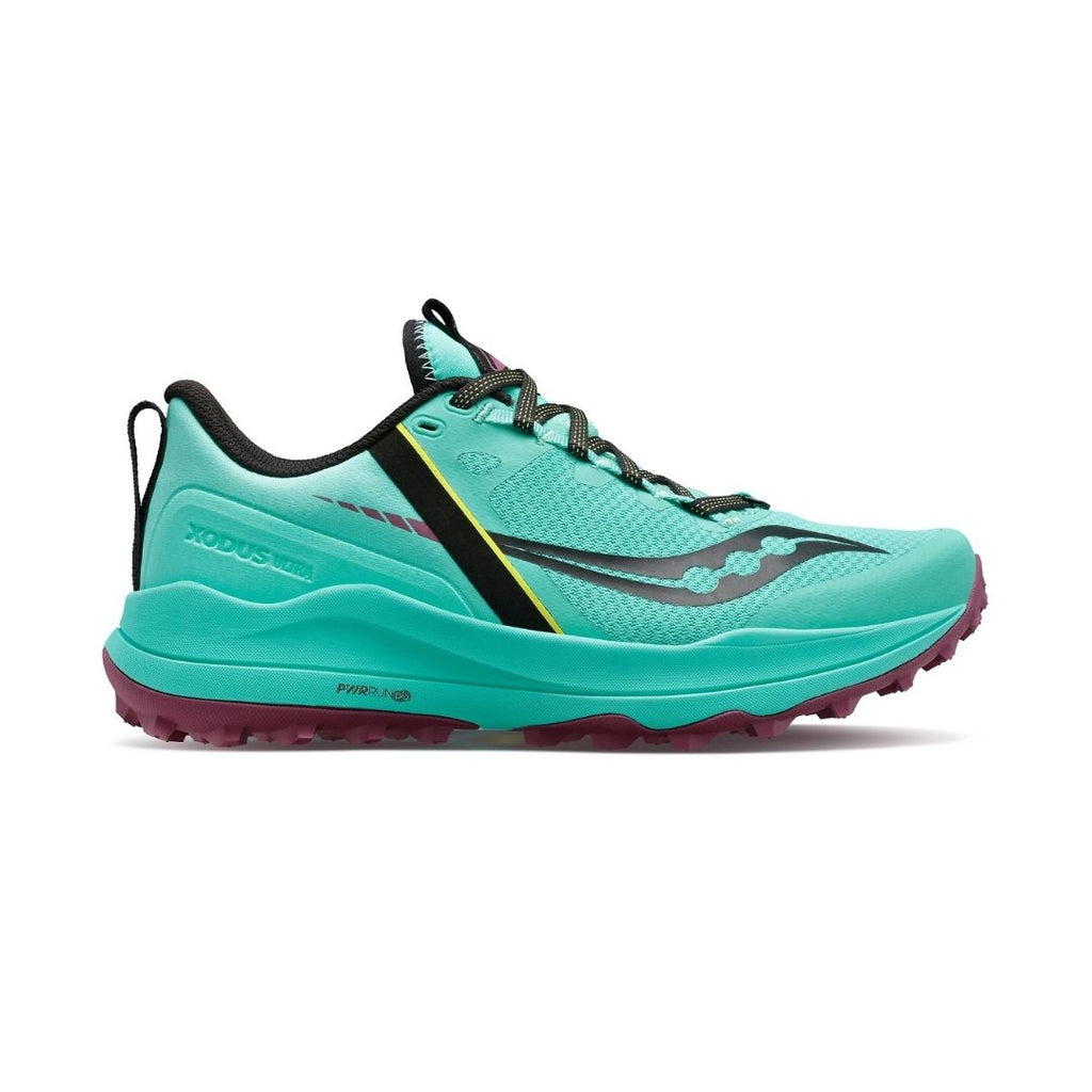 Saucony Women's Xodus Ultra Trail Running Shoe - Cool Mint/Dusk