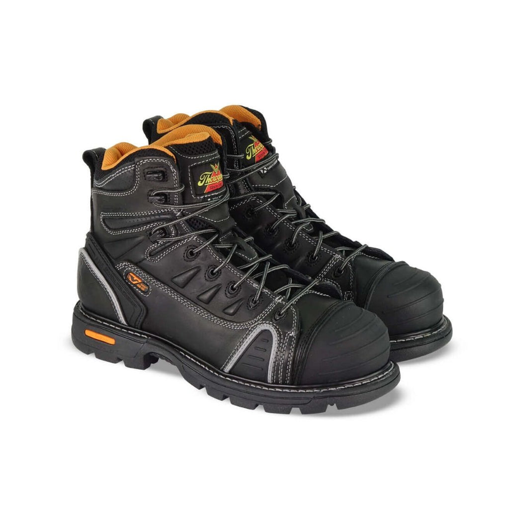 Thorogood Men's 804-6444 6" Composite Safety Toe Boot - Black