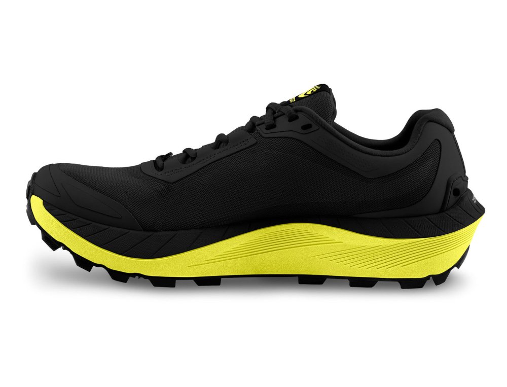 Topo Athletic Men's MTN Racer 3 Running Shoes - Black/Lime