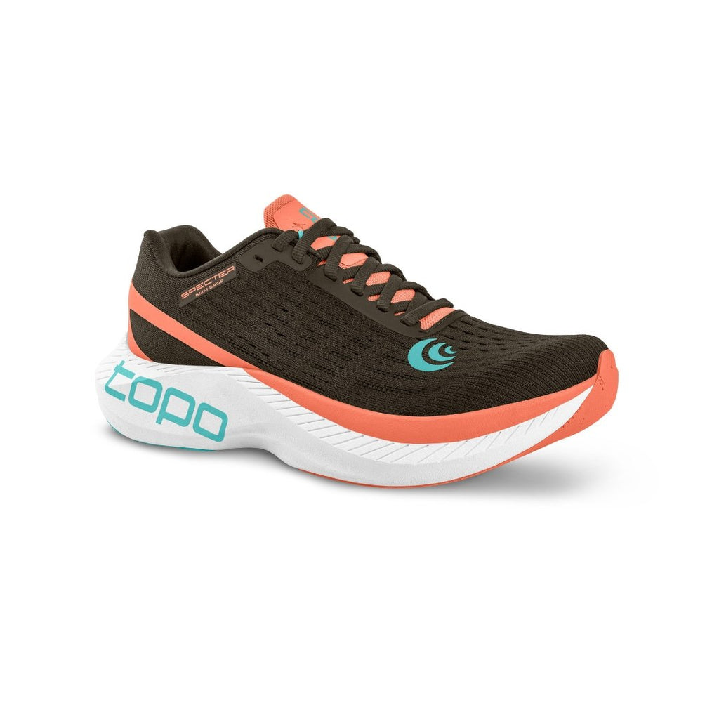 Topo Athletic Women's Specter High-Cushion Running Shoes - Espresso/Peach