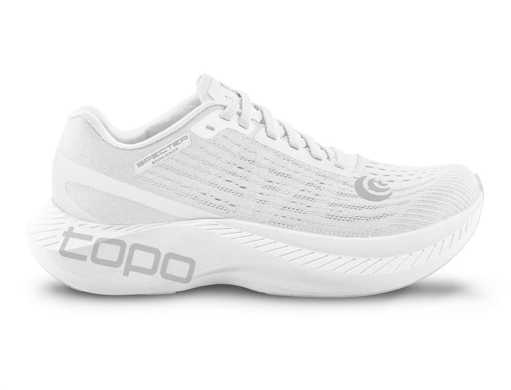Topo Athletic Women's Specter Road Running Shoes - White/Grey