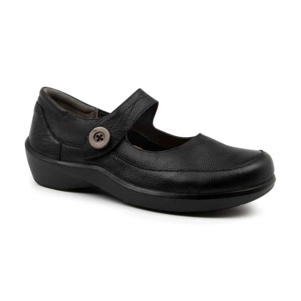 Ziera Shoes Women's Gloria Comfort Mary Jane - Black Leather